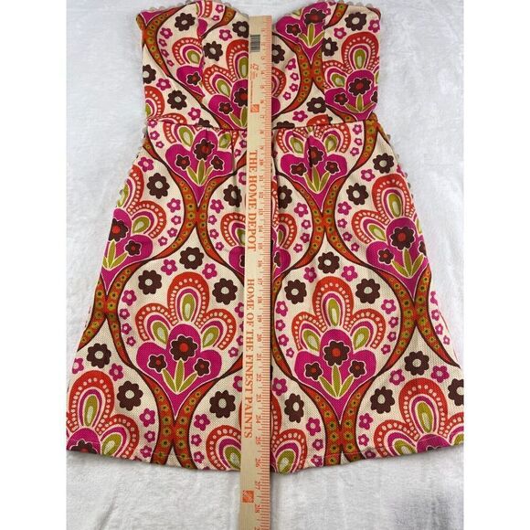 Judith March  Women's Strapless Dress Size L Multicolor Floral - Picture 10 of 11